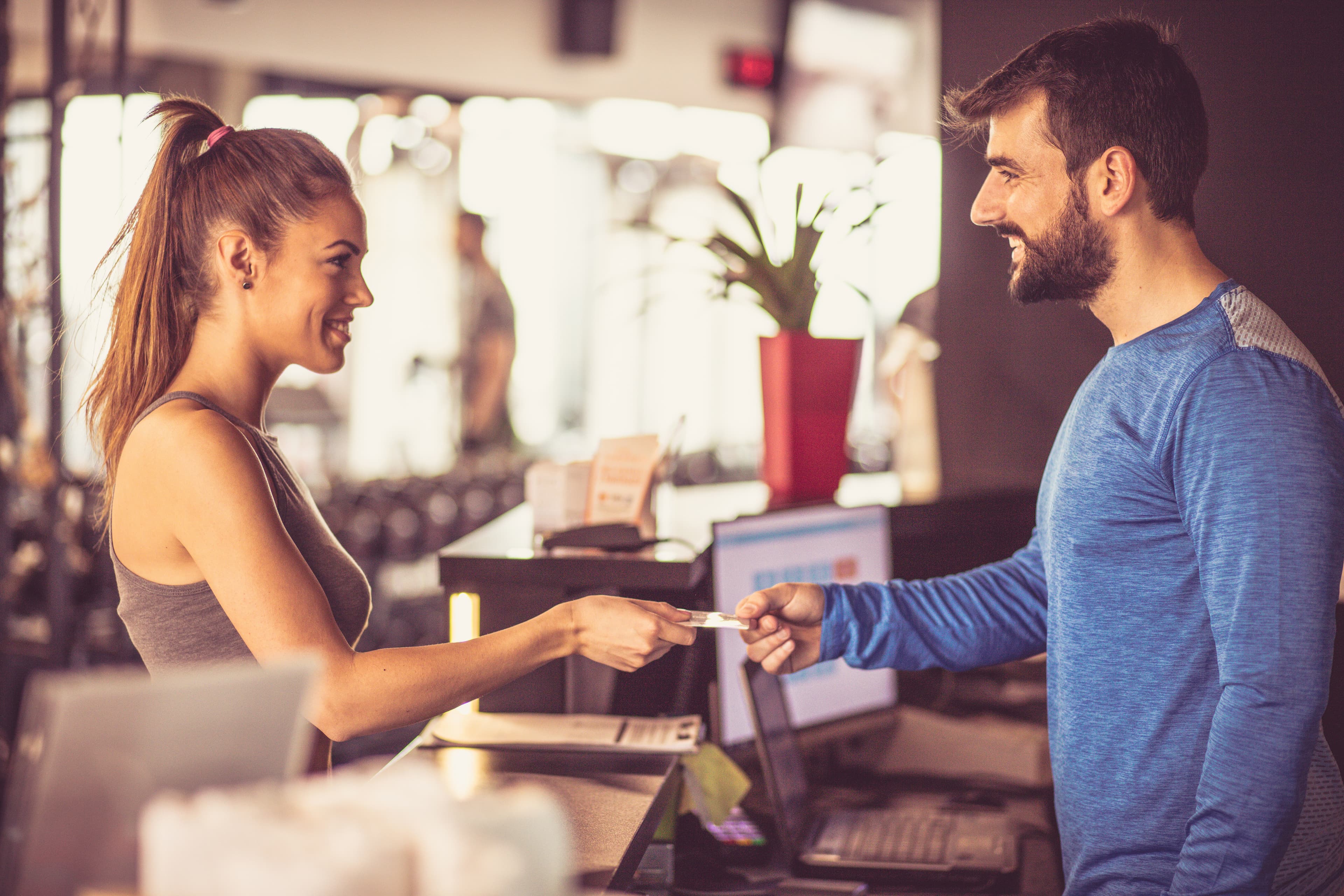 a person enrolling themself by becoming a member