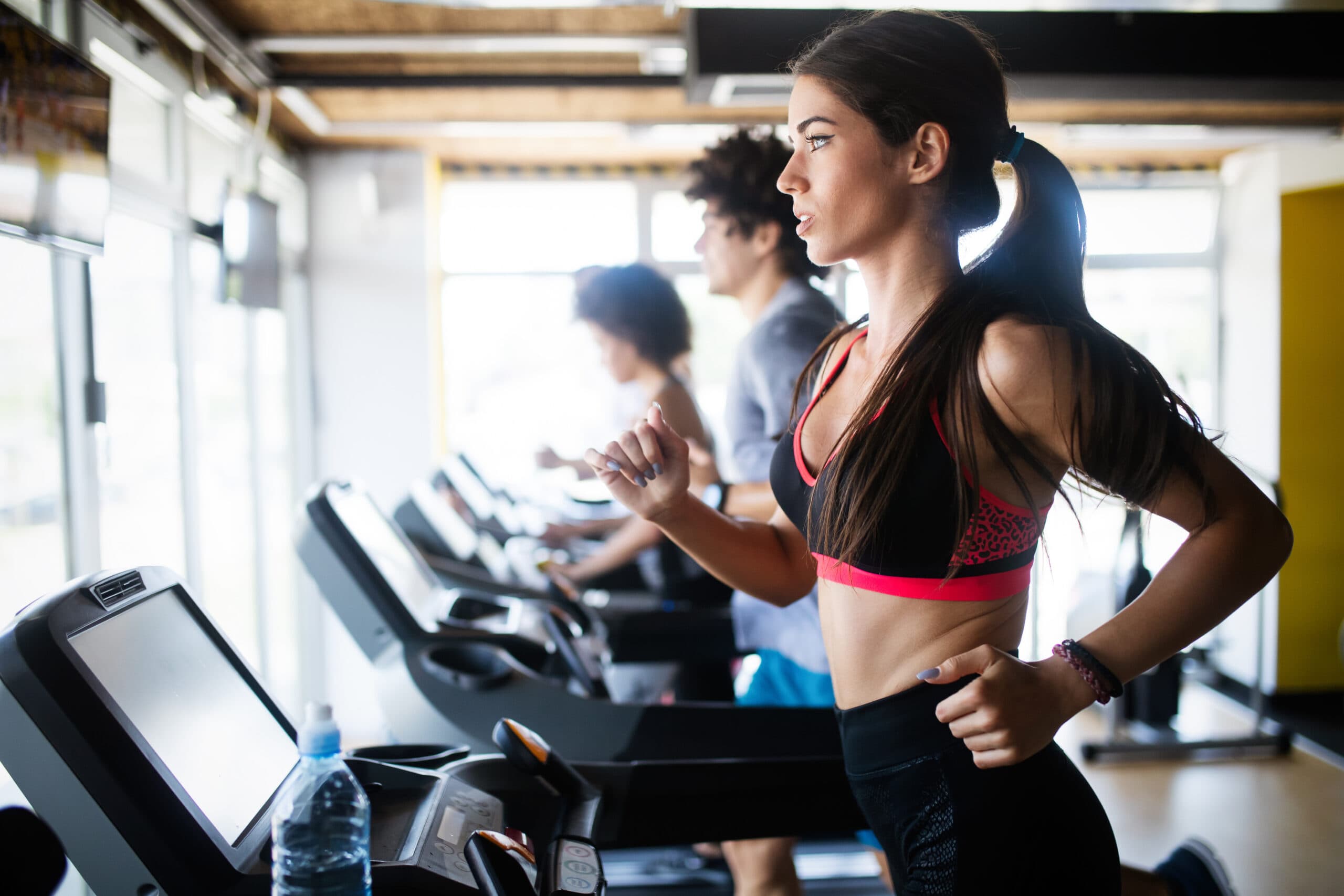 Member receiving an automated follow-up message for missed fitness class