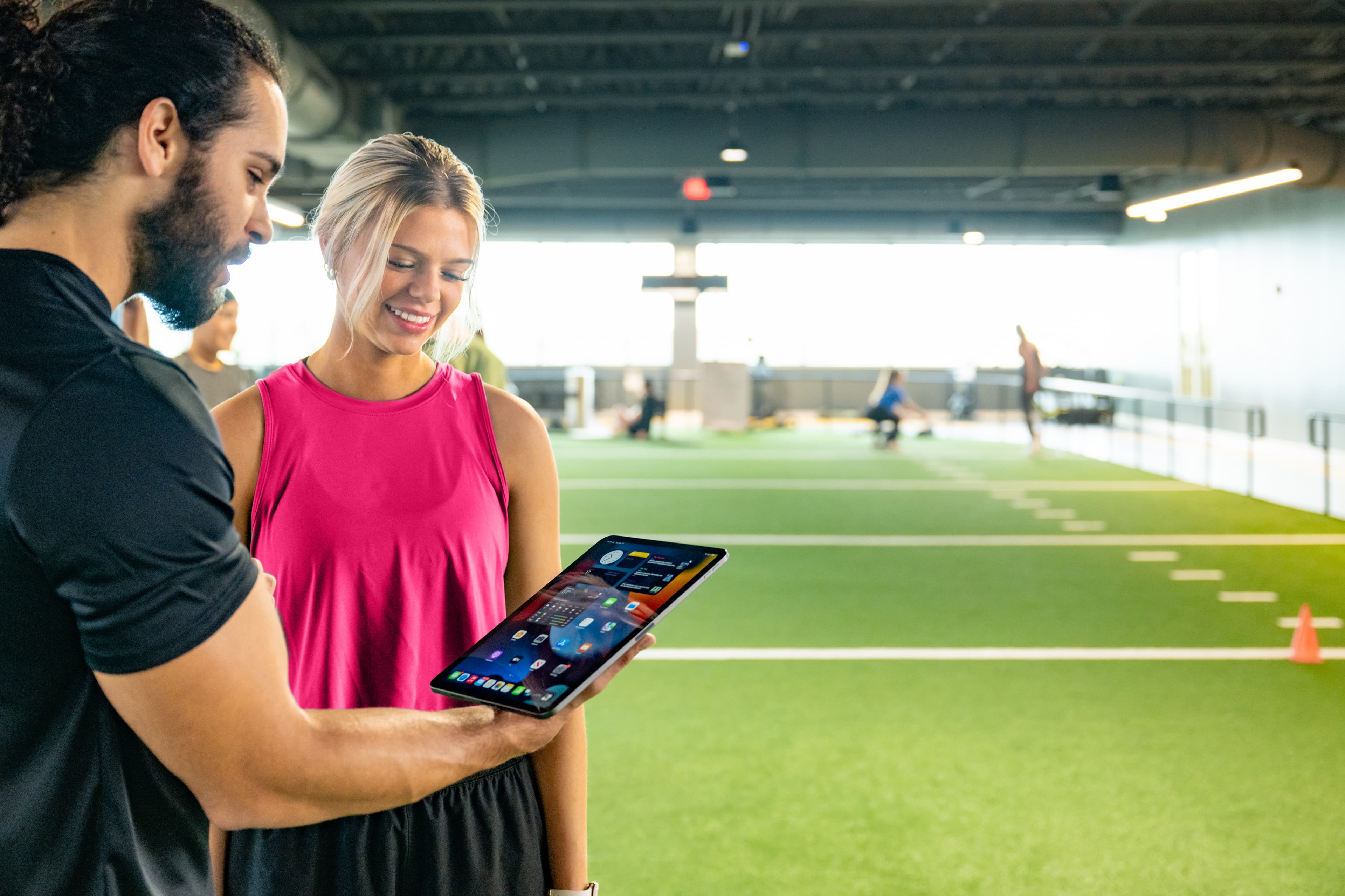 Dashboard view of modern club management software for fitness chains