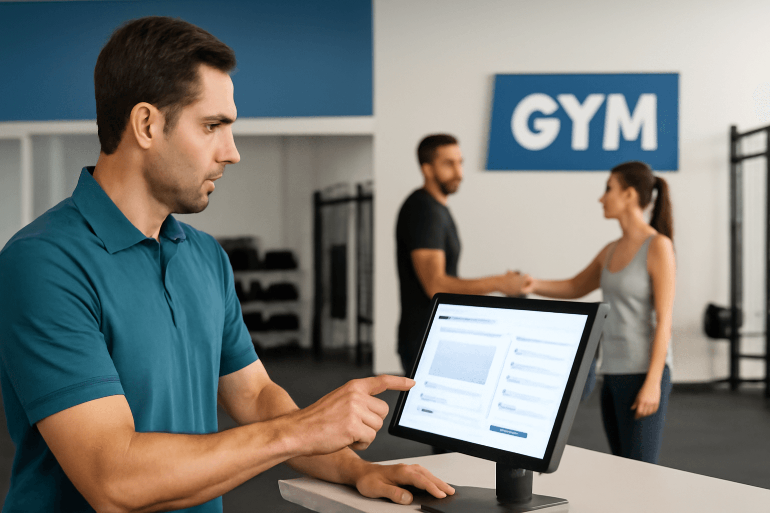 Member Receiving an Automated Follow-Up Message for Missed Fitness Class