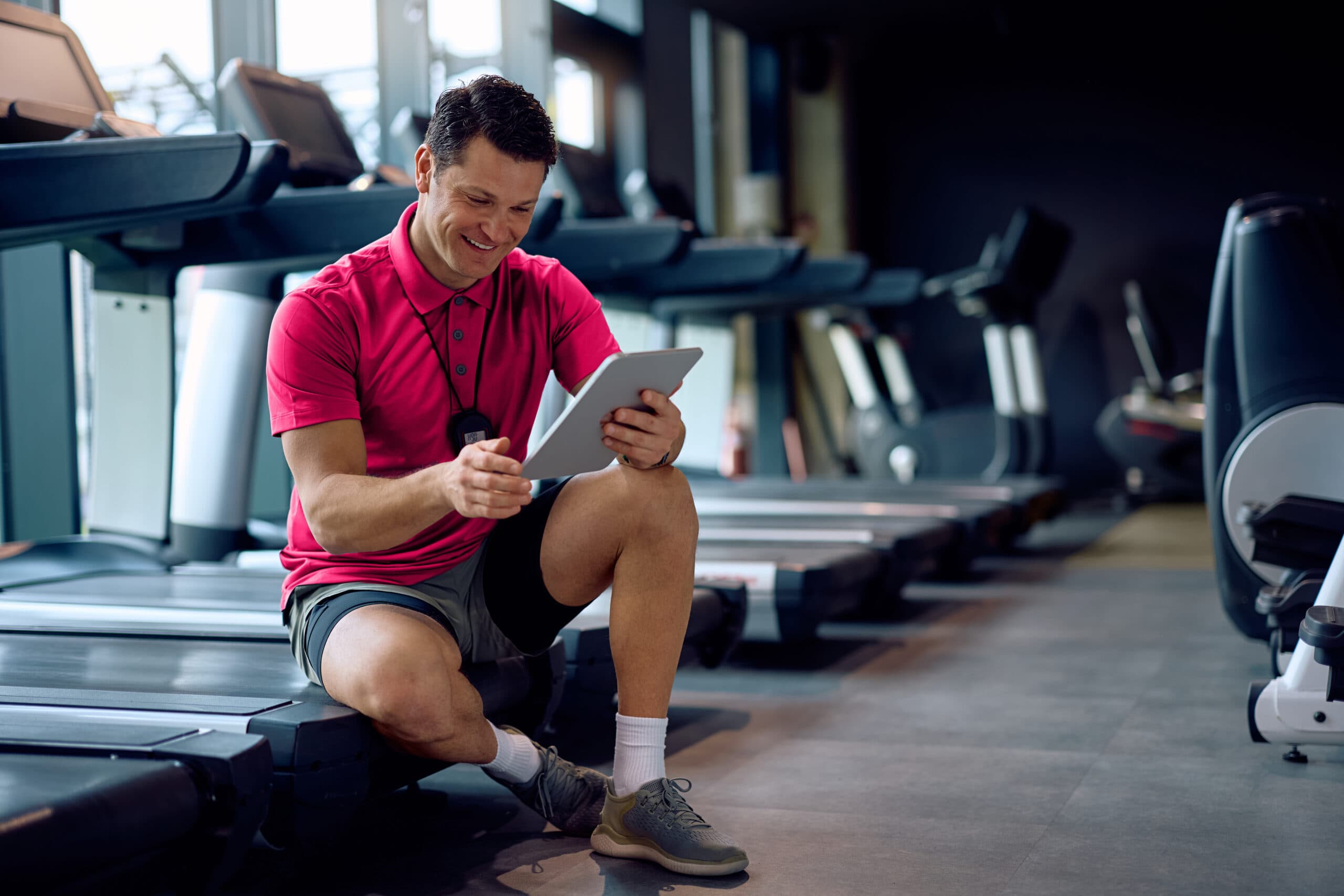 Fitness club recovery zone with HydroMassage and infrared stations managed by Club Automation software