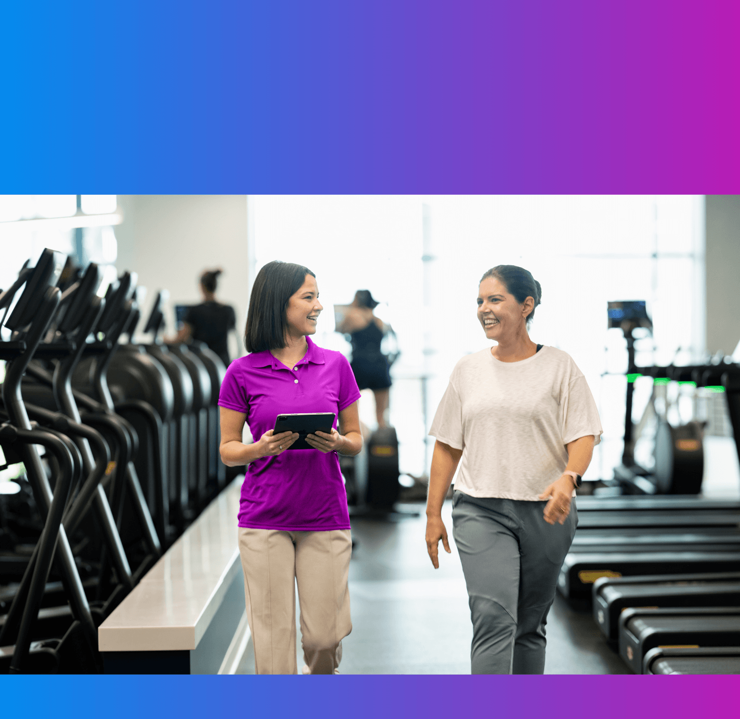 Fitness club team using Daxko Engage Pro software to manage member journeys and improve retention