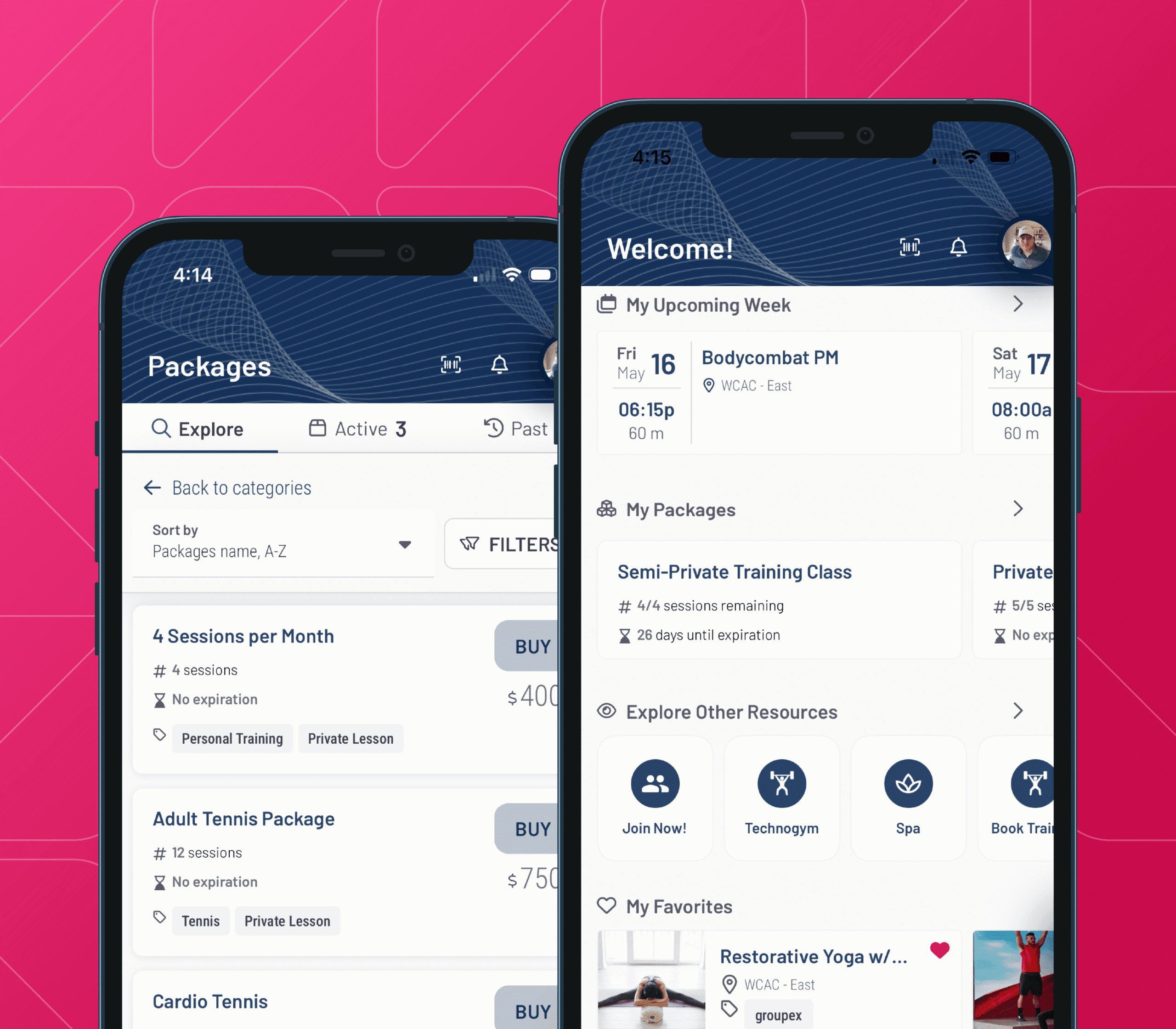 Club Automation mobile app