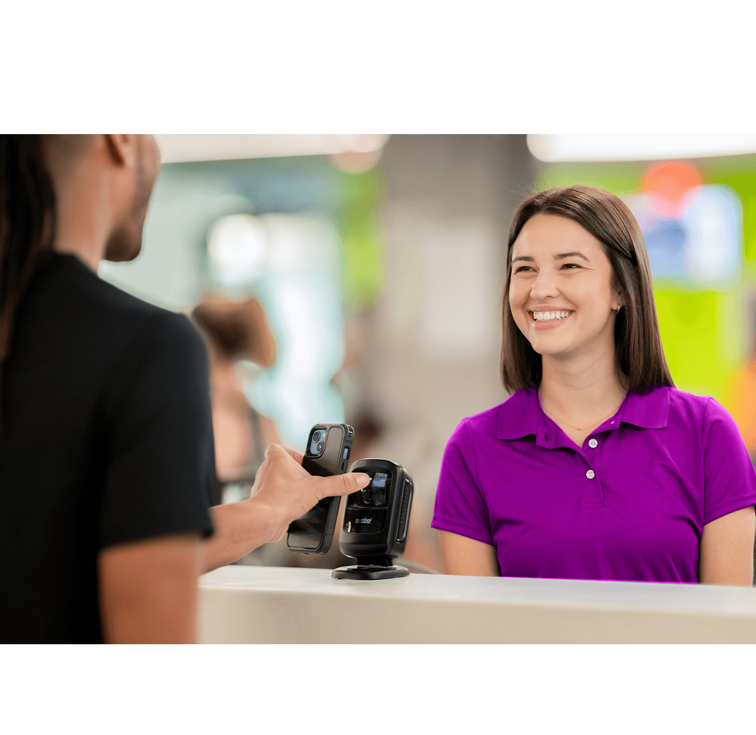 Fitness club mobile app showing class booking, billing, and member engagement features