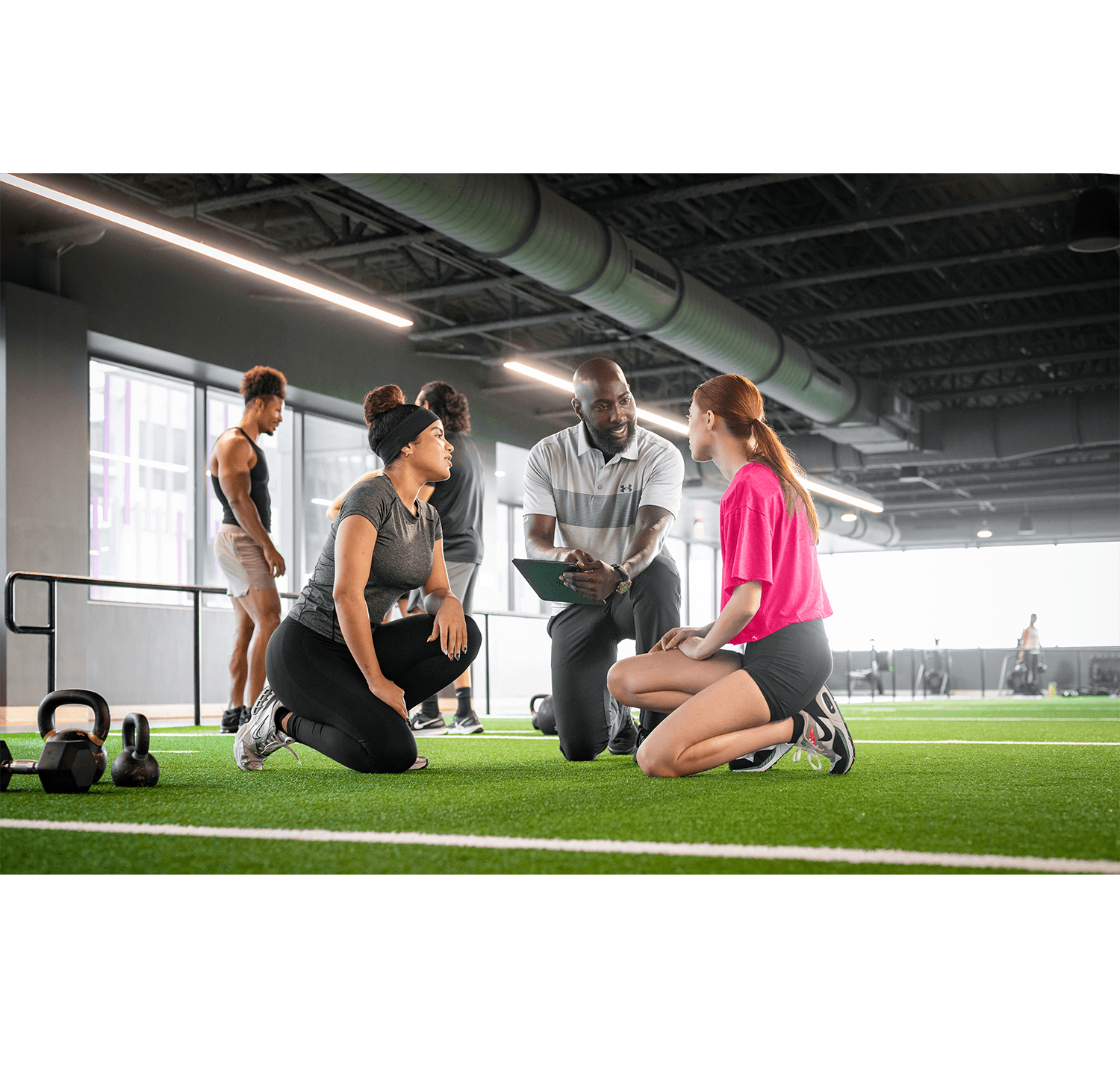 Dashboard showing gym member engagement automation workflows and CRM performance metrics