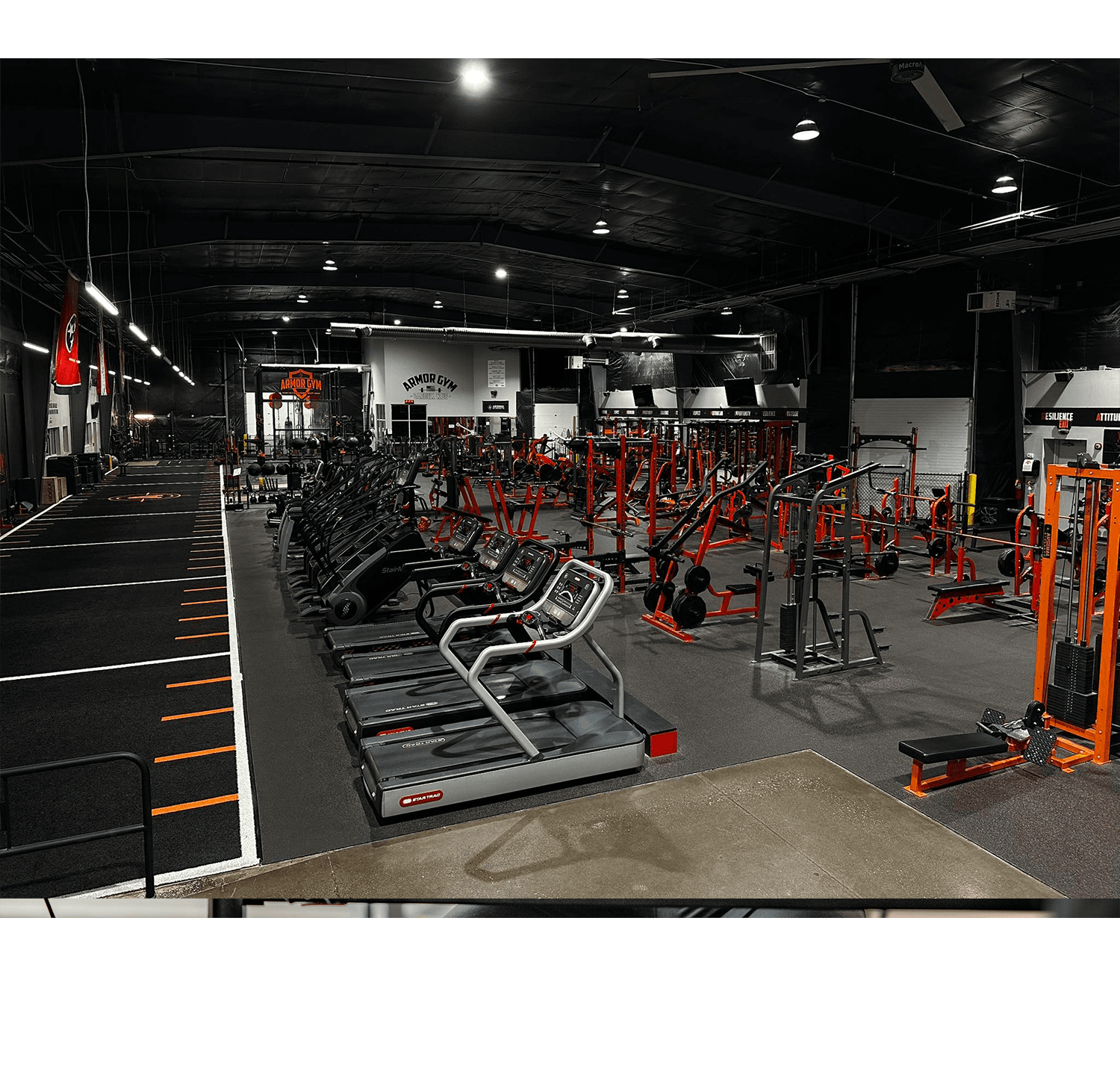 Armor Gym team and members at the Knoxville location, highlighting community, strength training, and multi-location growth supported by Club Automation